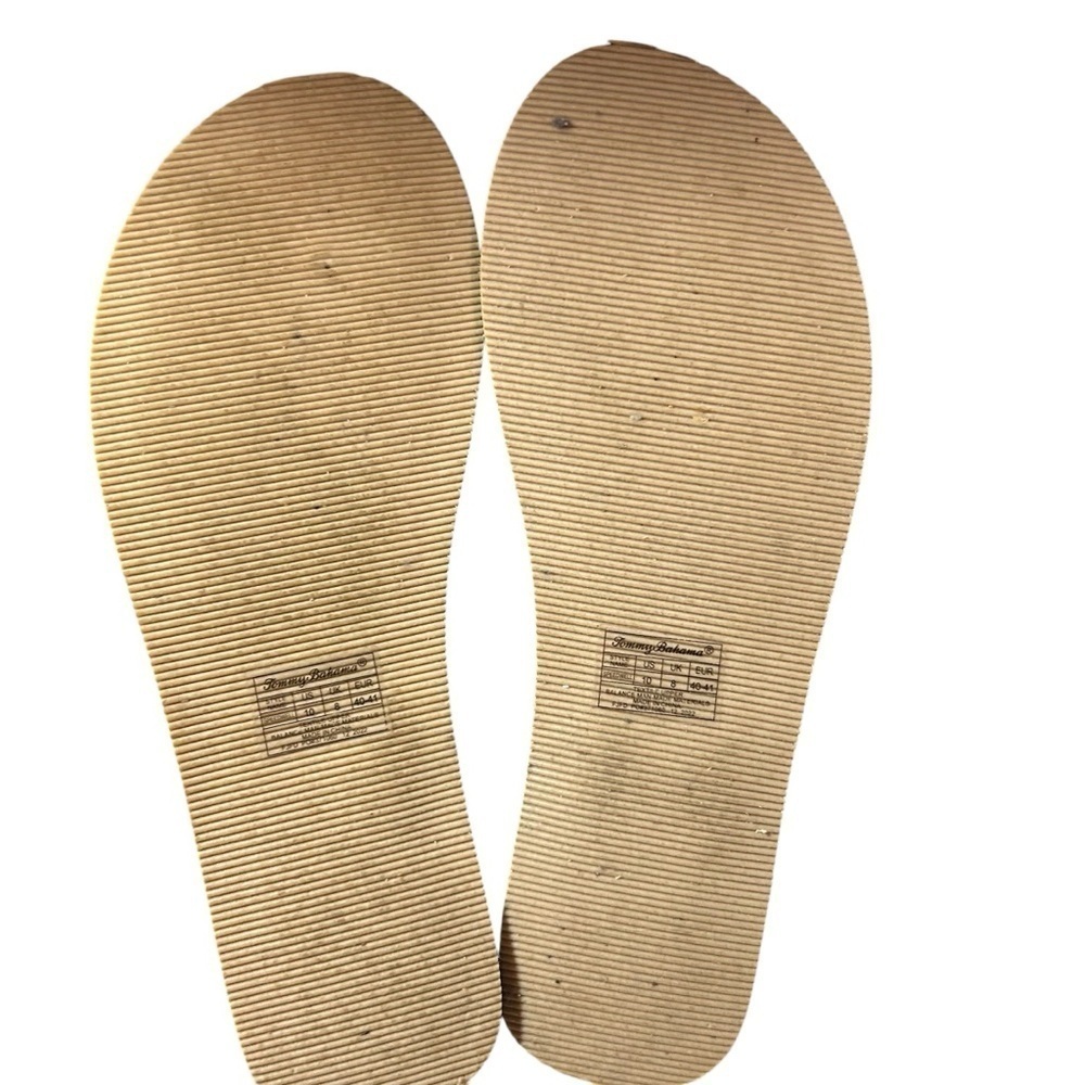 TOMMY BAHAMA Women’s 10 Speedwell Braided flip flop thong beachy - Picture 2 of 3